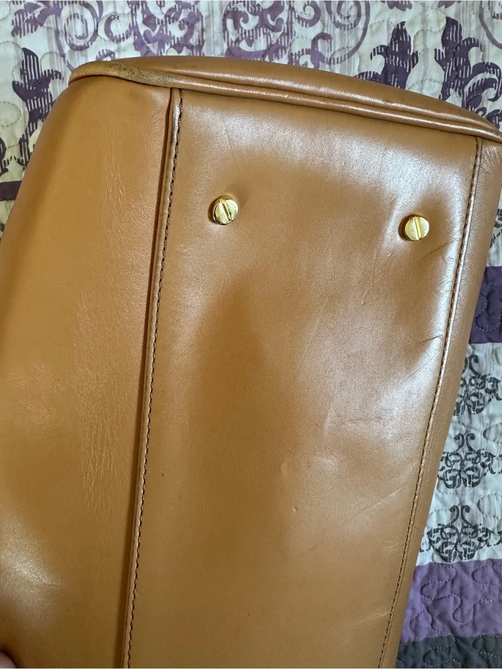 Authentic Tory Burch Viva Striped Satchel - Very Good Condition